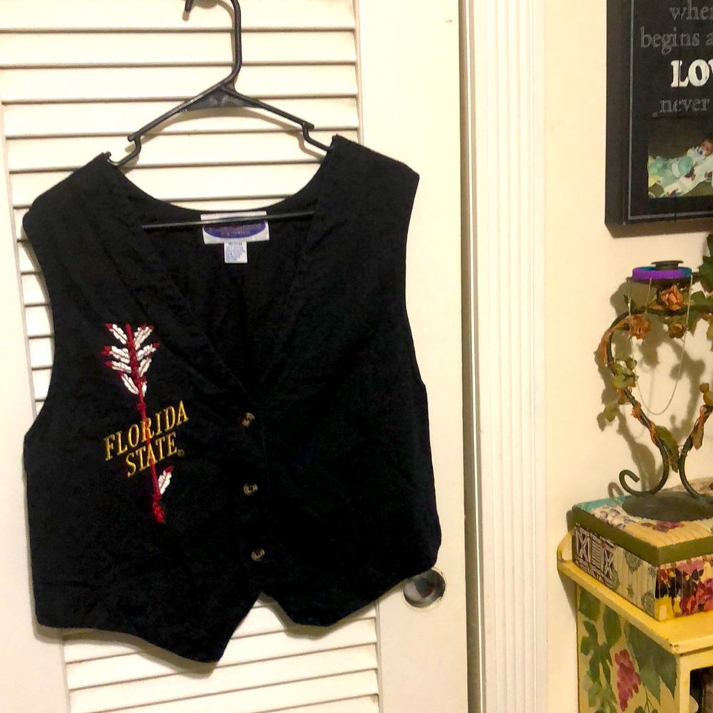 Florida State Vest with Logo Size M!! 100% Cotton!